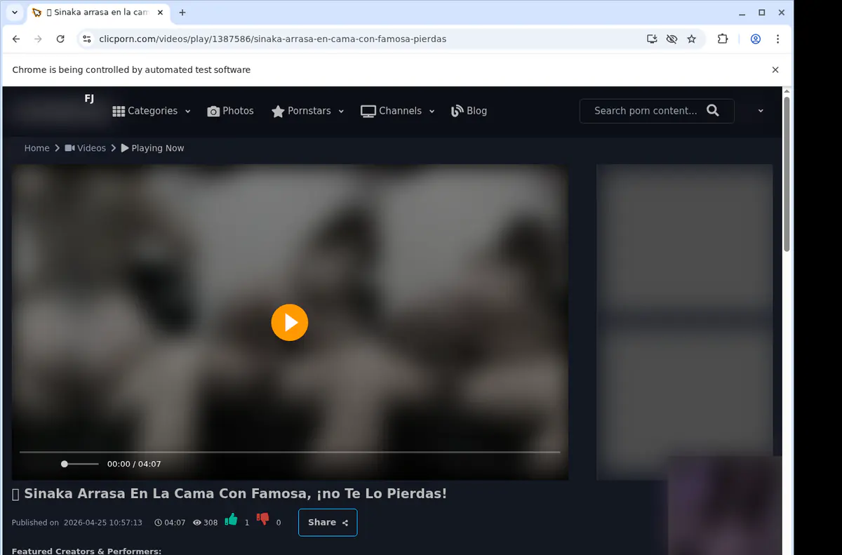 Clicporn Video Downloader browser extension screenshot 2